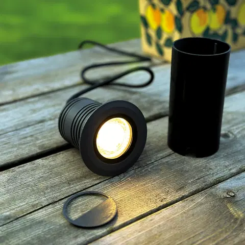 Onyx LED utelampe 8cm grå, bilde 6 av 8