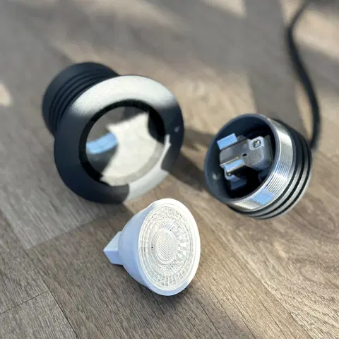 Onyx LED utelampe 8cm grå, bilde 4 av 8