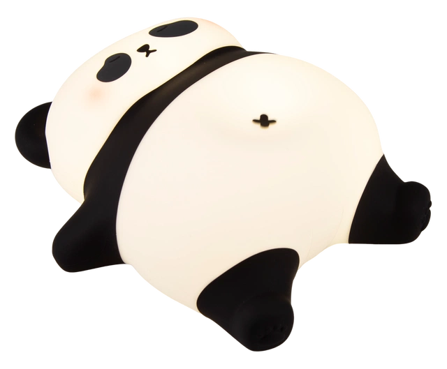 Panda sovende LED oppladbar bordlampe 16,4cm RGB