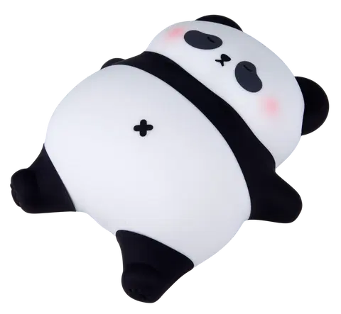 Panda sovende LED oppladbar bordlampe 16,4cm RGB 6