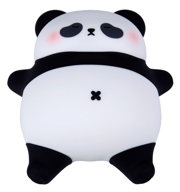 Panda sovende LED oppladbar bordlampe 16,4cm RGB
