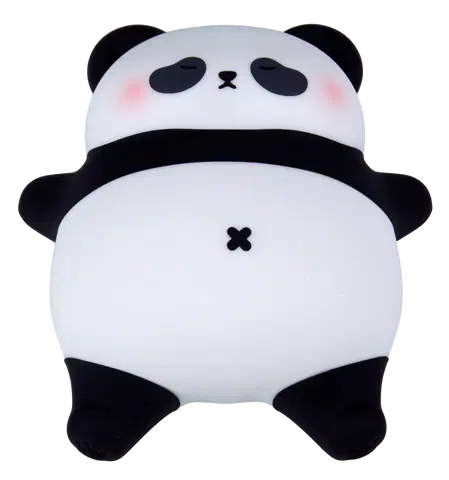Panda sovende LED oppladbar bordlampe 16,4cm RGB 3