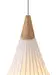 Drops pendel 17cm hvit  4