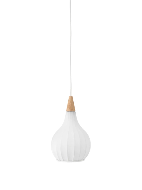 Drops pendel 17cm hvit 3