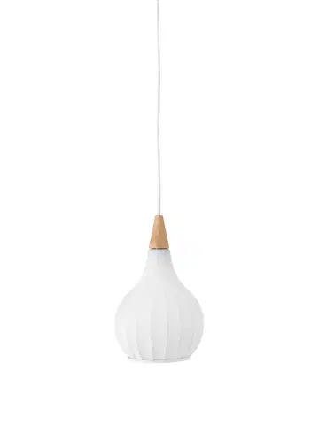 Drops pendel 17cm hvit  3