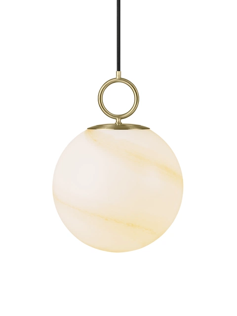 Stockholm taklampe 25cm marble brown