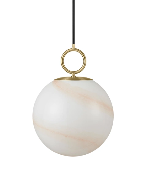 Stockholm taklampe 25cm marble brown