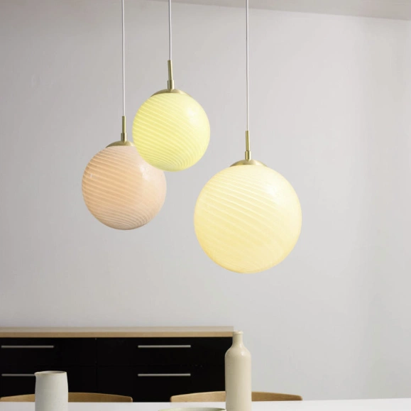 Candy ball pendel 20cm oliven  1