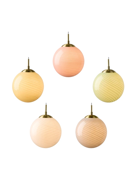 Candy ball taklampe 25cm rosa