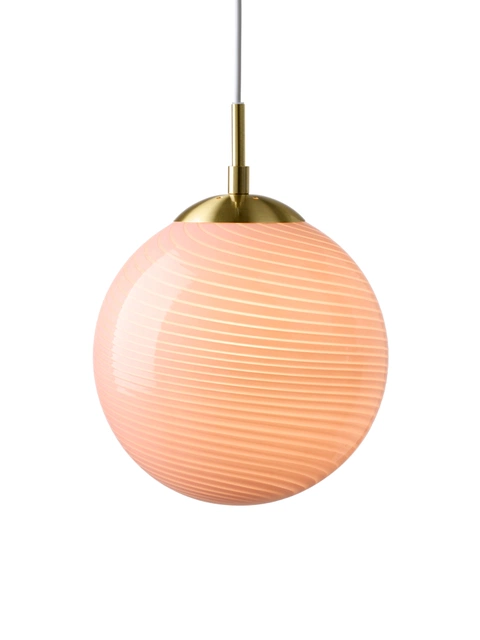 Candy ball taklampe 25cm rosa