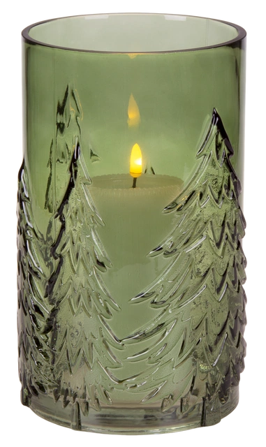 Skogen lykt grønn 22cm 2