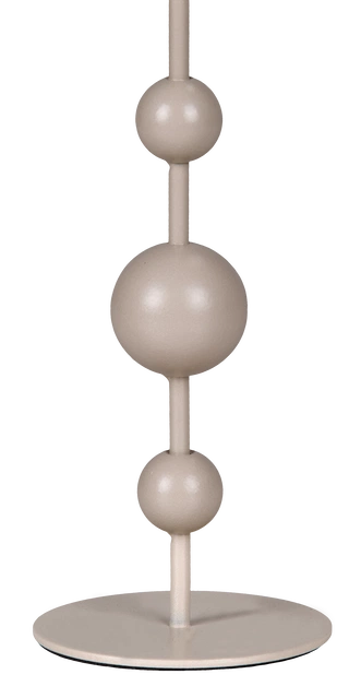 Elle lysestake 28,8cm beige 3