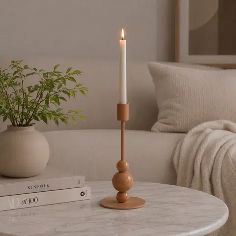 Elle lysestake 26,4cm terrakotta, bilde 1 av 6