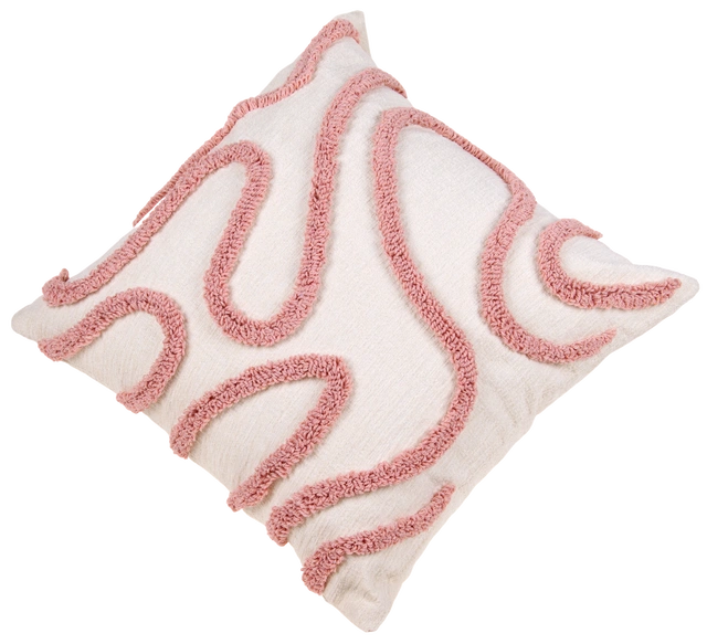 Putetrekk mønster 45cm rosa