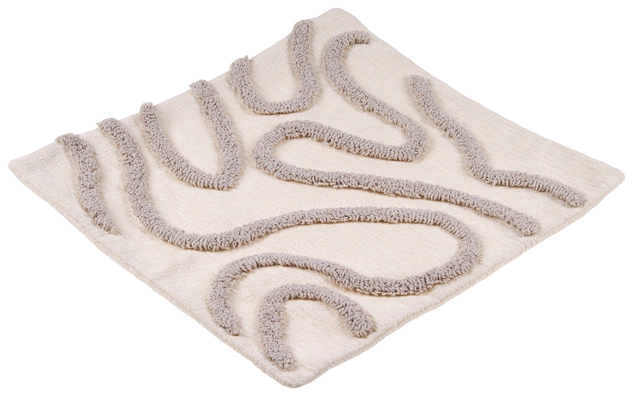 Putetrekk mønster 45cm beige