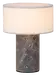 Tingeling marble oppladbar bordlampe 20cm grå 3
