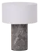 Tingeling marble oppladbar bordlampe 20cm grå 6