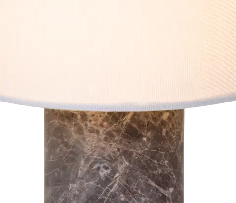 Tingeling marble oppladbar bordlampe 20cm grå 4