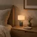 Tingeling marble oppladbar bordlampe 20cm grå 2