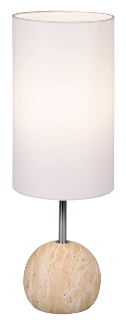 Milla bordlampe 53cm travertine/hvit 2