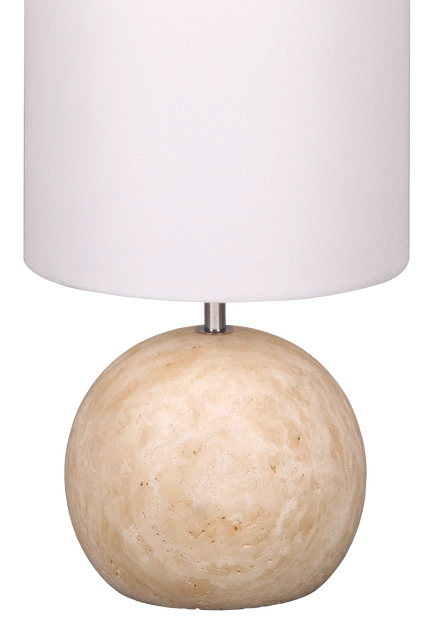 Milla bordlampe 53cm travertine/hvit 4