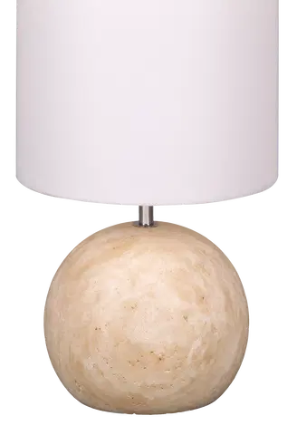 Milla bordlampe 53cm travertine/hvit, bilde 6 av 9