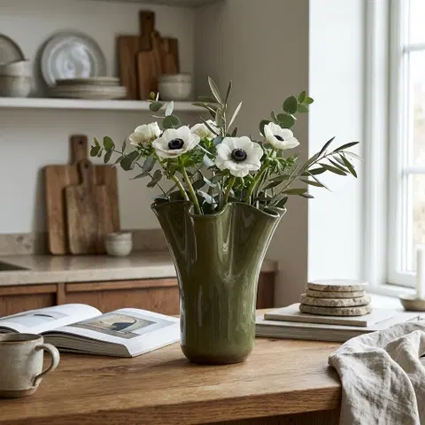 Vase 31cm grønn, bilde 1 av 6