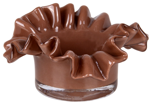 Erle lykt 13,5cm brun 2