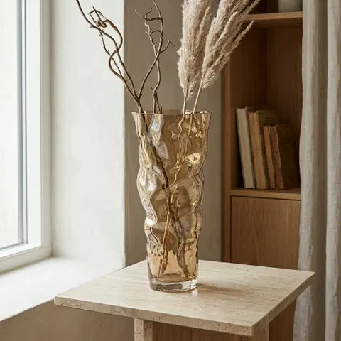 Mina vase 38,5cm brun, bilde 1 av 5