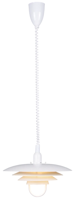 Joakim II taklampe med heis 40cm hvit 2