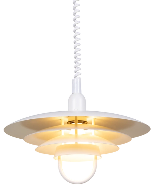 Joakim II taklampe med heis 40cm hvit 4