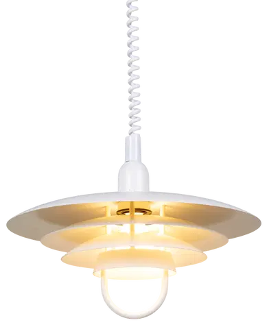 Joakim II taklampe med heis 40cm hvit  4