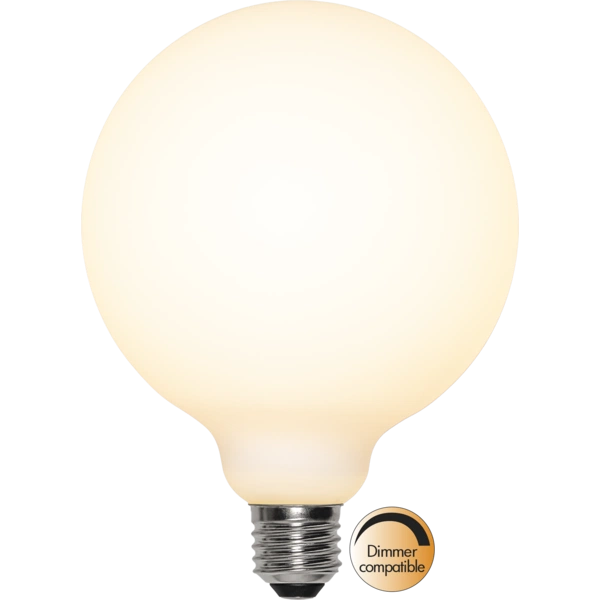 LED E27 globe 12,5cm 470lm dim opal