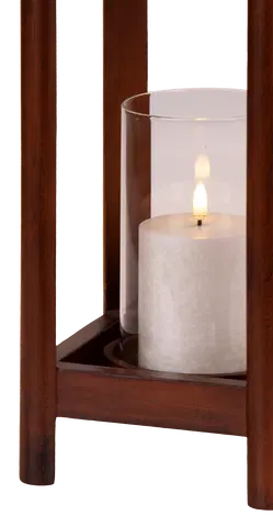Caroline lykt 48cm valnøtt , bilde 5 av 7