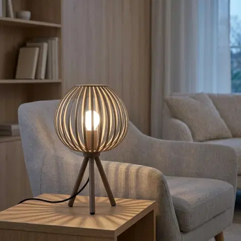 Keliz bordlampe 32cm coffee, bilde 1 av 7