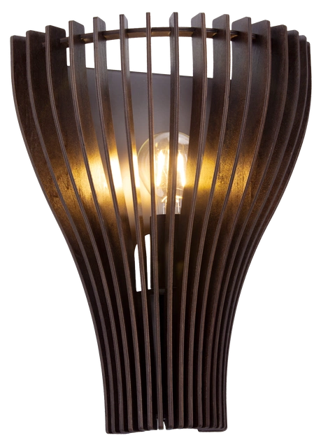 Daniella vegglampe 30cm valnøtt 4