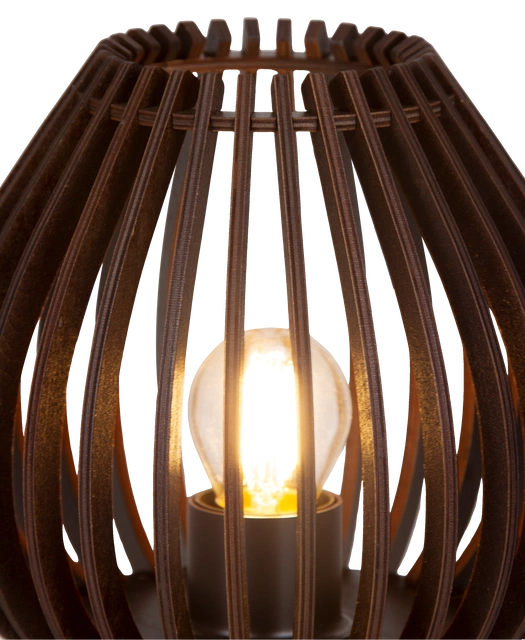 Daniella bordlampe 18,8cm valnøtt 4