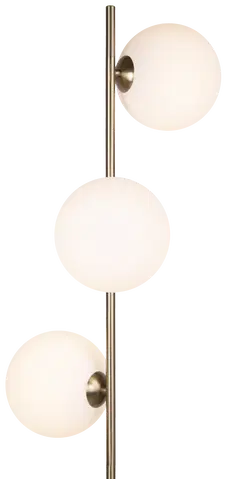 Cobe II gulvlampe 150cm messing/opal, bilde 5 av 8