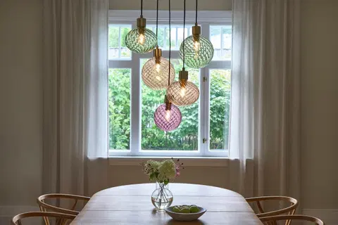 Elara taklampe rondell 5lys 40cm flerfarget, bilde 4 av 12