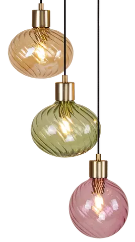 Elara taklampe rondell 5lys 40cm flerfarget 4