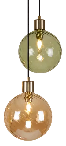 Elara taklampe rondell 5lys 40cm flerfarget 5