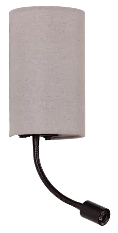 Elma LED vegglampe med lesearm 12cm grå , bilde 3 av 5