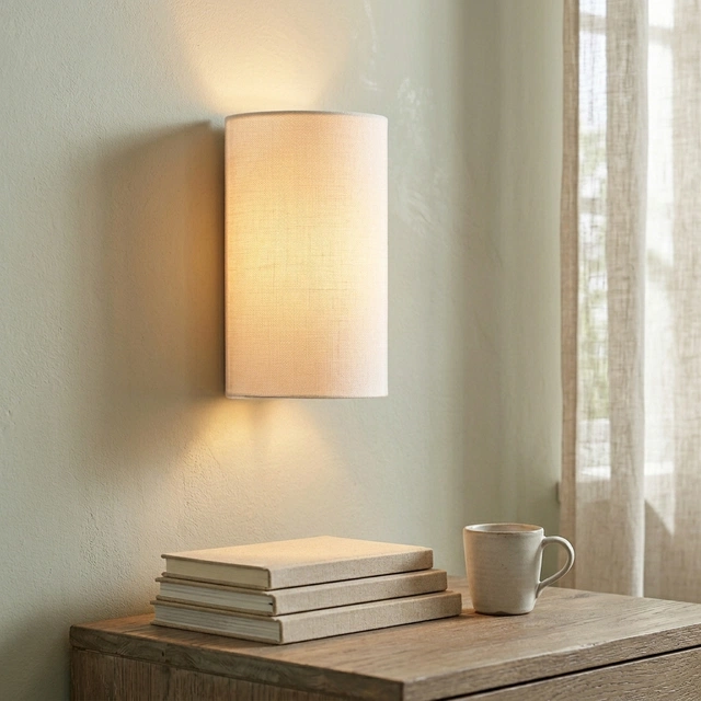Elma vegglampe 12cm hvit  1