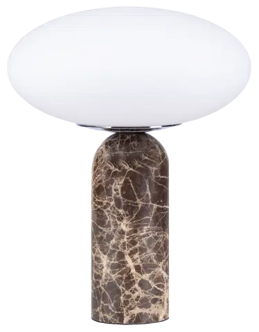 Bianca bordlampe marmor 32cm brun, bilde 5 av 6
