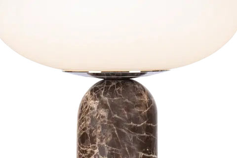 Bianca bordlampe marmor 32cm brun, bilde 3 av 6