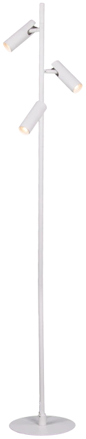 Lyra leselampe gulv 3lys 150cm hvit 3