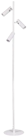 Lyra leselampe gulv 3lys 150cm hvit , bilde 5 av 8
