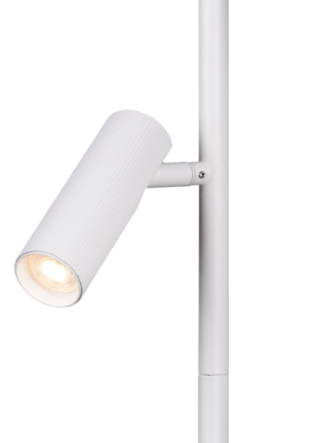 Lyra leselampe gulv 3lys 150cm hvit 4