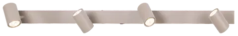 Noor II skinne 4lys 115cm sand , bilde 2 av 6