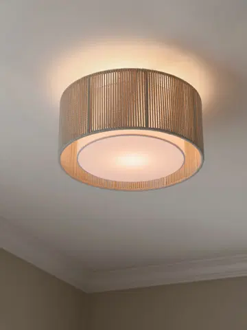 Ylva plafond taklampe 40cm beige/hvit, bilde 4 av 10